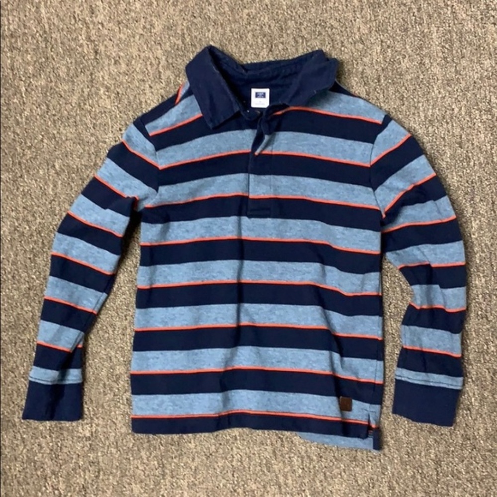 Janie & Jack | Boys Long Sleeve Striped Shirt